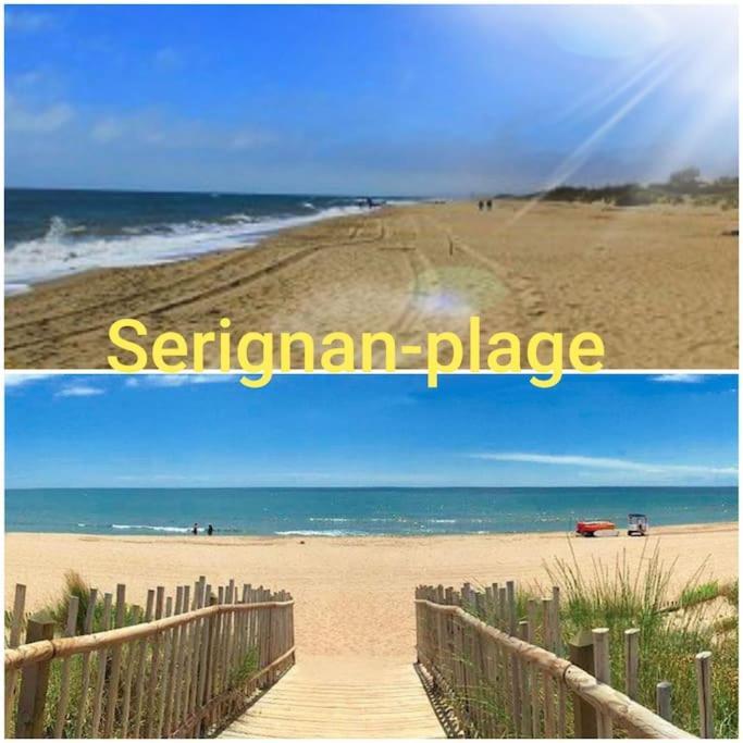 Un Bol D'Air Frais Et De Soleil Entre Campagne Et Plage Βίλα Μπεζιέ Εξωτερικό φωτογραφία